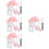 4Sets Durable PVC Hamster Villa Hideout Assorted Color for Small Pets 7