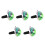 5Pcs Car Aromatherapy Ladybug Vent Clips Zinc Alloy Material 7