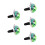 5Pcs Car Aromatherapy Ladybug Vent Clips Zinc Alloy Material 8