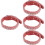 4Pcs Comfortable Dark Collars Adjustable Supple Pet Party Wear 7