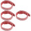 4Pcs Comfortable Dark Collars Adjustable Supple Pet Party Wear 8