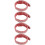 4Pcs Comfortable Dark Collars Adjustable Supple Pet Party Wear 9