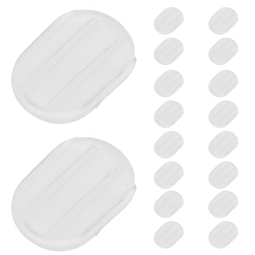 100Pcs Clip on Earring Backs Durable Tpe Ear Pads for Non-Pierced Ears 1
