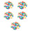 250Pcs Portable Assorted Color Plastic Balls for Game Draws 7