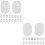 100Pcs Clip on Earring Backs Durable Tpe Ear Pads for Non-Pierced Ears 7