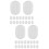 100Pcs Clip on Earring Backs Durable Tpe Ear Pads for Non-Pierced Ears 8