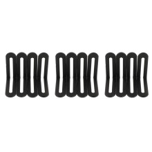 12Pcs Metal Slotted Corner Braces Black Angle Brackets for Shelves