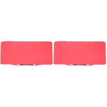 2Pcs Plastic Paint Mixing Tray Rosy Watercolor Pigment Box Portable