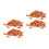 400Pcs Clay Miniature Bricks Set for Small Model DIY Craft Projects 5