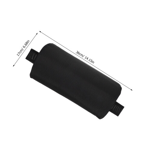 3Pièces Coussin Tête Noir Pour Chaise Pliante Usage 1