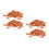 400Pcs Clay Miniature Bricks Set for Small Model DIY Craft Projects 6