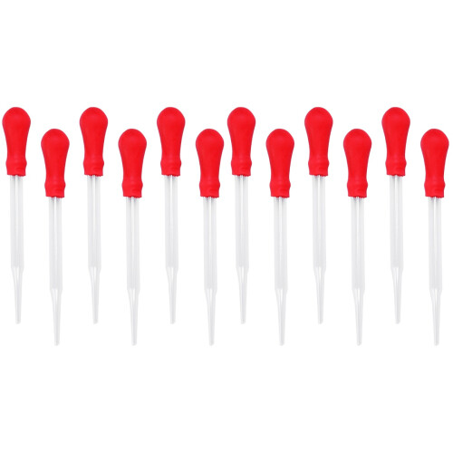 20Pièces Compte- Transparents Pipette En Verre Portable Durable