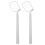 5Pairs Multifunctional White Eyelash Mirrors Plastic Glass Lash Tools 2