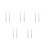 5Pairs Multifunctional White Eyelash Mirrors Plastic Glass Lash Tools 4