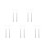 5Pairs Multifunctional White Eyelash Mirrors Plastic Glass Lash Tools 8