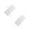 2Pcs Durable White Square Embroidery Frame Easy Assemble for Sewing 2