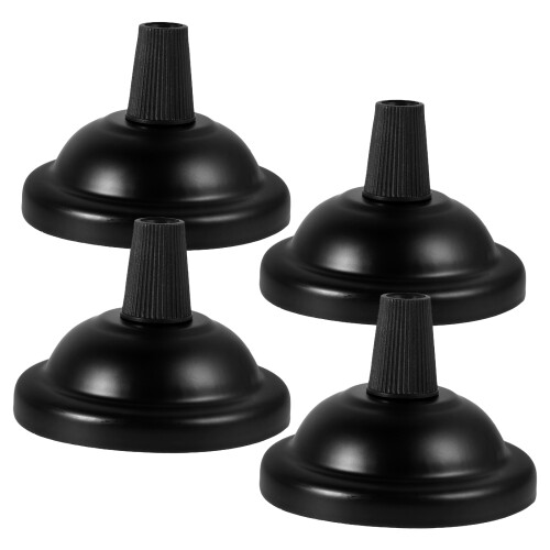 12Pcs Black Durable Lighting Accessories for Pendant Lamp Canopy 2