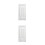 2Pcs Durable White Square Embroidery Frame Easy Assemble for Sewing 3