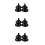12Pcs Black Durable Lighting Accessories for Pendant Lamp Canopy 6