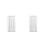2Pcs Durable White Square Embroidery Frame Easy Assemble for Sewing 4
