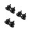 12Pcs Black Durable Lighting Accessories for Pendant Lamp Canopy 8