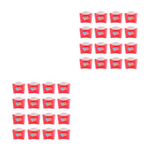 200Pcs Red Paper Snack Chips Packaging Supplies
