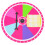 2Pcs Compact Wall Hanging Prize Wheel for Drawing Games 2