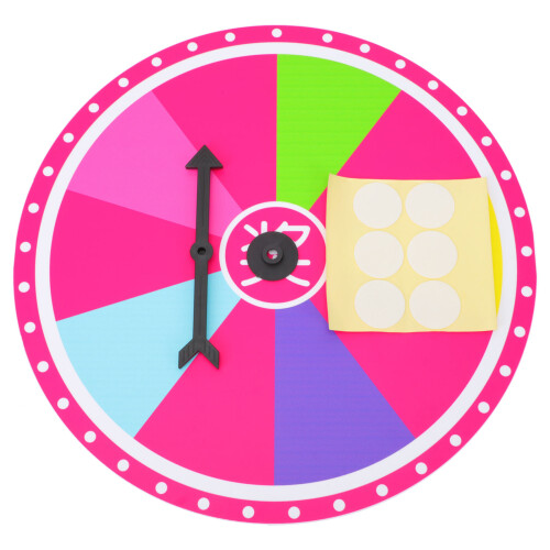 2Pcs Compact Wall Hanging Prize Wheel for Drawing Games 1