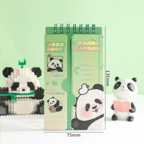(Panda Head Photo) Panda Notebook - Thick Paper, Office & School Supply 2