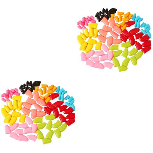 280Pcs Nail Caps for Cats Assorted Colors Easy Use Pet Claw Protector 2