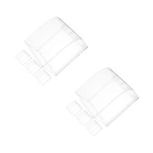 8Pcs Weatherproof Transparent ABS Outlet Covers for Home Wall Sockets