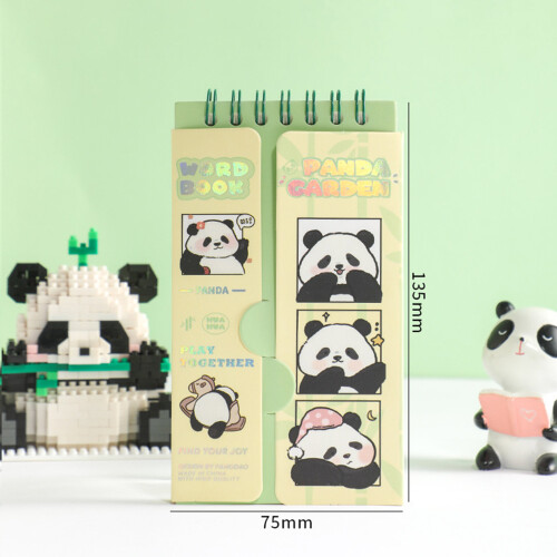 (Panda Nine Palace Grid) Panda Notebook - Thick Paper, Office & School Supply 2