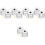 5 Count Hanging Light Fixture Wire Fixer 1.50x1.50x1.50cm Silver 5