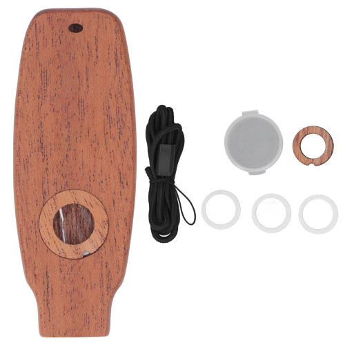Type 2 Portable Compact Mahogany Wooden Kazoo 1