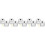 5 Count Hanging Light Fixture Wire Fixer 1.50x1.50x1.50cm Silver 10