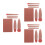 3Sets Compact Coffee Mini Makeup Brush Set Soft Bristles with Mirror 7