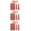 3Sets Compact Coffee Mini Makeup Brush Set Soft Bristles with Mirror 9