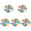 250Pcs Portable Assorted Color Plastic Balls for Game Draws 1