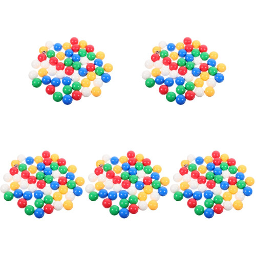 250Pcs Portable Assorted Color Plastic Balls for Game Draws