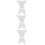 3Pcs Soft White Elastic Low Collar Shirts 1:12 Scale Doll Clothes 6