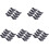 40Pcs Black Resin Chopstick Holder Spoon Fork Stand for Table 1