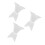 3Pcs Soft White Elastic Low Collar Shirts 1:12 Scale Doll Clothes 9