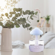 Essential Oils Humidifier Diffuser Desk Fountain Night Light Humidifier for Christmas and New Year Gift