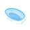 24Pcs Blue Plastic Food Storage Baskets Reusable Snack Serving Plates 3