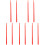 5Pairs Long Red Nylon Drum Sticks for Drummers Drum Set and Percussion 1