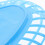 24Pcs Blue Plastic Food Storage Baskets Reusable Snack Serving Plates 5