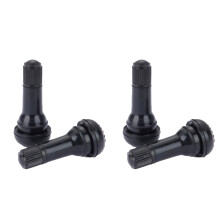 200Pcs Rubber Snap-in Tire Stems Black Tr-413 for Automotive Use