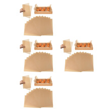 400 Pcs Kitchen Oil Absorbent Paper Tray Food Kraft Paper