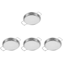 4pcs Amphora Pizza Pan Stainless Steel Perforation Cake Pan