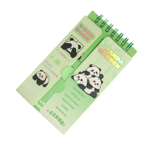 (Panda Folding Music) Panda Notebook - Thick Paper, Office & School Supply 1